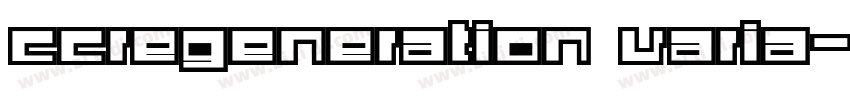 ccregeneration varia字体转换